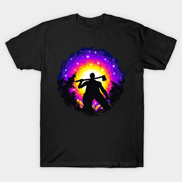 Lumberjack T-Shirt by Prok_Art